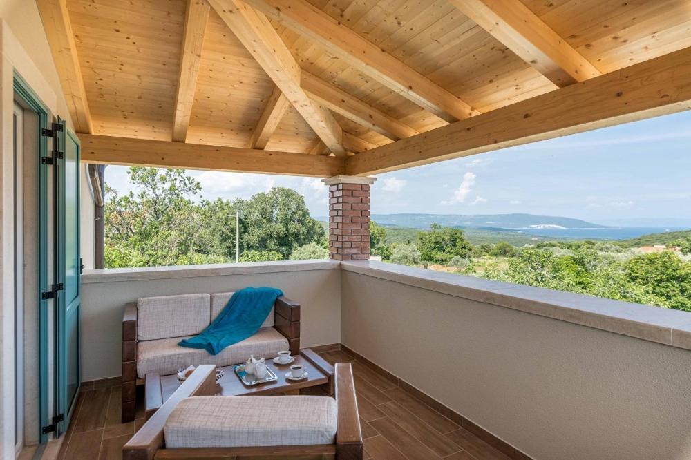 Moderne Istrische Steinvilla - 4 Sterne Mit Privatem, Beheizbaren Pool & Meerblick Kavran Екстер'єр фото