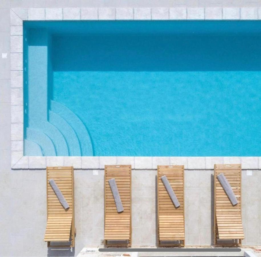 Moderne Istrische Steinvilla - 4 Sterne Mit Privatem, Beheizbaren Pool & Meerblick Kavran Екстер'єр фото